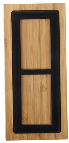 OSALADI Wooden Whetstone Sharpening Stone Holder Non-Slip Silicone Base 180x60x30mm Stable Sharpener Storage Holder for Home Kitchen Use