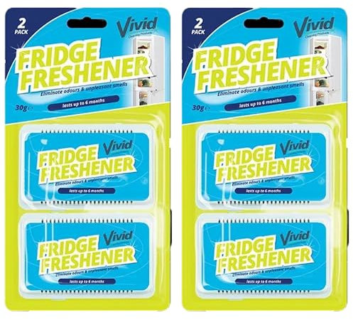 Lizzy 2 deodoranti per frigo, assorbi odori per rimuovere i cattivi odori, elimina i cattivi odori