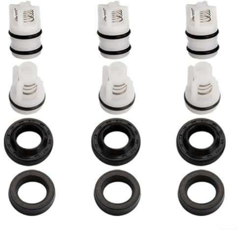 Household High Pressure Pumps Washer Head Repair Kits Seals Oil Check Valves Cleaning Machine Water Pumps Parts Accessories(Four corner)