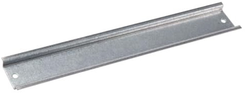 Guida din a 8 moduli, compatibile con le scatole di derivazione 520x200x90 mm e 520x295x90 mm, per il montaggio di apparecchi modulari come relè, interruttori e dispositivi di comando.