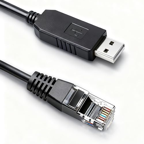 Xiusiyt RS485 Kommunikationskabel FT232 USB RS485 auf RJ45 Kabel für Deye/SunSynk/Sol-Ark Wechselrichter zum Verbinden/Konfigurieren von Wechselrichtern an PC, 1,8 m