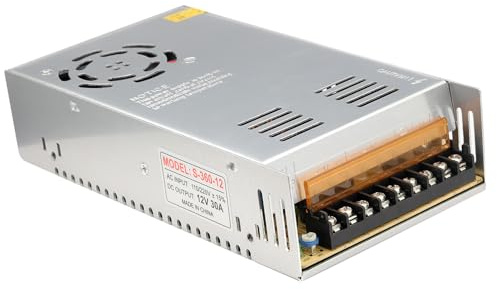 12V 30A Netzteil Schalt 12V 360W Spannungswandler AC 110V/240V to DC 12V Transformator Schalternetzteil fur 2KW 5KW 8KW Standheizung, 3D Drucker, CCTV, LED Beleuchtung und Industrielle Ausstattung