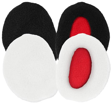 2 Paar Earbags Ohrenwärmer Mütze aus Fleece Earbags Ohrenwärmer Dame/Herre,Winter Ohrenwärme Bandlose Ohrenschützer Herbst/Winter Flaumig Ohrwärme Gefüttert Warme Ohrenschützer Schutz vor Wind/Kälte