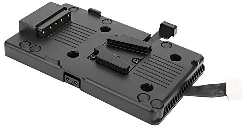 Tbest V Mount Lock Batterieplatte D TAP Stromversorgungssystem Kompatibel mit Batterien für URSA 4K 4.6K Pro Kameras ABS Schwarz