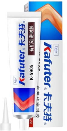 VIDOO Kafuter K-5905 Adhésif Électronique pour Circuit, Colle Silicone Isolante Diélectrique pour Fixation et Positionnement de Composants - 45g