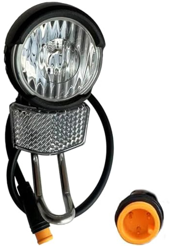 Scheinwerfer für E-Bikes bei Nacht – 12–48 V kompatibel, ultrahell, wasserdicht, einfache Gabelmontage