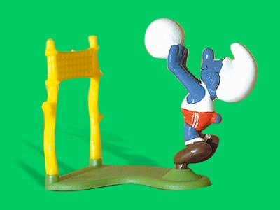 Unbekannt 40223 Superschlumpf Volleyball Spieler Schleich