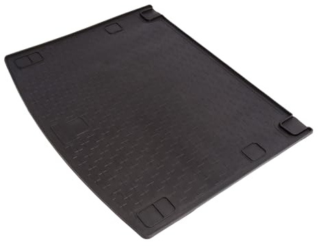 Travall CargoMat Boot Liner Compatible with Volkswagen Touareg (2010-2018) Premium Tailored to Fit Car Floor Boot Mat Waterproof Black Rubber Dog Friendly Car Specific Boot Protector