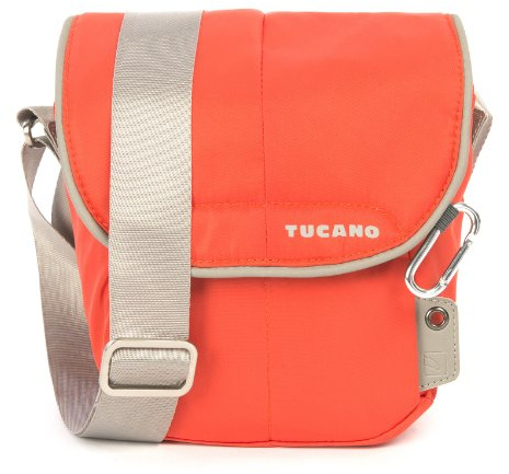 Tucano CBS-HL-O Scatto Holster Tasche für Reflex Kamera (Außenfach, verstellbarer Trageriemen) orange