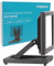 VSG24 Extreme Robuste Monitor Halterung, Flexible VESA 100x100 Tischhalterung, Bildschirm Standfuss POS, Schreibtisch Monitorständer 10-22 Zoll, Touchscreen Kassensystem, Mount Arm für Tisch Schwarz