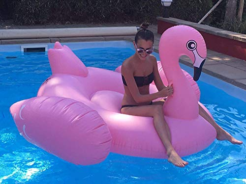 Flamant gonflable XXL pour la piscine, la plage, les fêtes et les vacances