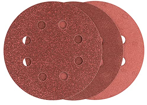 Bosch 25-teiliges Schleifblatt-Set für Exzenterschleifer, Ø 115 mm, Körnung 80, 120, 240, 2607019496