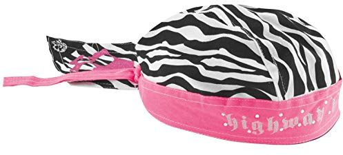 Zanheadgear Flydanna Bandana aus 100% Baumwolle, Motiv Highway Honey Zebra