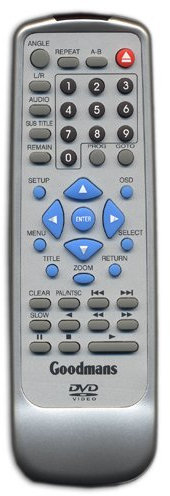 Original Remote Control for Goodmans GDVD134