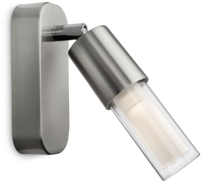 Philips Ledino LED-Wandspot Pilaster 1-flammig 4 W, matt chrom 564501716