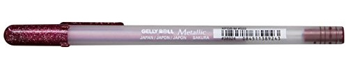 SAKURA Gelly Roll Metallic Point Pen, Medium, Burgundy