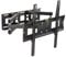 TecTake Support Mural TV Universel inclinable et pivotant pour écrans Plats Vesa Max. 400x400 26-75 66-191cm Distance du Mur Seulement 8-52 cm