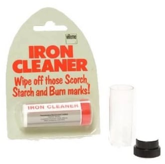 2 X Vilene Iron cleaner, wipe off scorch, starch & burn marks from Caraselle