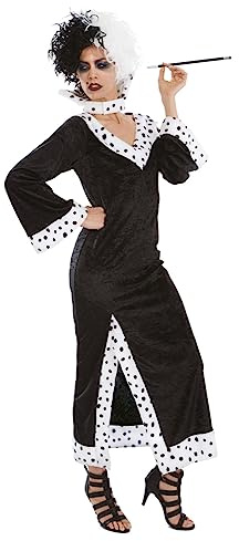 COSTUME CRUELLA DALMATIA FEMME - S