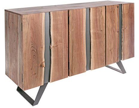 Bizzotto Aron Sideboard 3A, Holz, braun, 145 x 45 x 90 cm