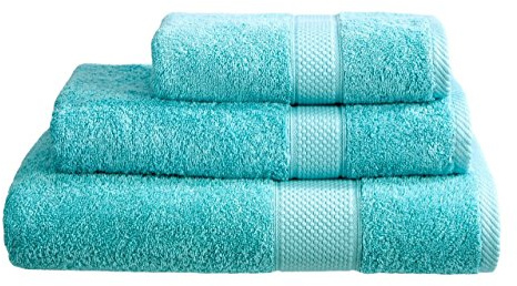 Snugglemore Luxury 500gsm Turkish 100% Cotton Ringspun Towels Pack of 2 Available in Hand, Bath, Bath Sheet, Jumbo Bath Sheet and Bath Mat (Aqua, Bath Sheet x 2)