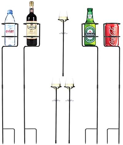 Urban Deco Robuster Getränkehalter, 7er-Set, Outdoor-Getränkehalter, Getränkehalter, Hof, Getränkehalter, 4 Packungen Plus 3 zusätzliche