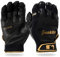 Franklin Sports MLB Shok-Sorb X Schlaghandschuhe, Erwachsene L, Paar, Schwarz/Gold