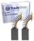 2 x spazzole in carbonio abrasive 5 x 11 x 17 / 19 mm per Makita UB 1101 UC 4003A UC 3501A UC 3503A UC 4001A HM 0830T HM 0860C HM 1100