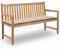 Tidyard Bankauflage Sitzpolster Bank Gartenbank Polster Kissen Auflage für Garten Bank, Creme, 150×50×3 cm