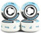 RICTA WHEEL DYNAMICS Ricta Wheels Speedrings Slim 99a Skateboard-Räder, weiß, 51 mm