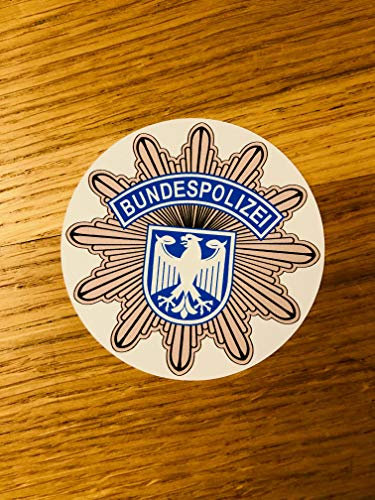 Stickerverticker BUNDESPOLIZEI Aufkleber Sticker Auto Strafzettel DPolG GdP Plakette Stern Mi492