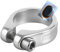 M-Wave ALU Clampy Sitzrohrklemme Sattelklemme Silber 34,9 mm inkl. Schlauchflicken