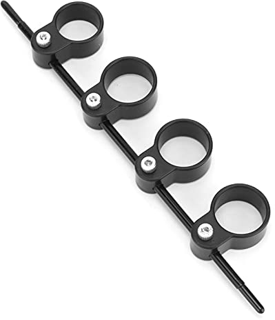 Gaeirt Fingertrainer, Anfängerinstrument Übungszubehör Gitarrenakkord Fingeröffner Erweitern Fingertrainingsgerät für musikalische Anfänger für Klavier Gitarre(Schwarz groß (einstellbare Spanne))