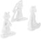 FOMIYES 3 Stücke Weiß Yoga Frosch Figur Frosch Keramik Yoga Frösche Miniatur Fairy Garten Frosch Terrarium Frosch Harz Frosch Figur Desktop Dekoration Bonsai Ornament Weiß 2, S, 89175Y16B739DSSY771O
