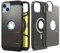 Spigen Tough Armor MagFit Case for iPhone 14, Compatible with MagSafe Accessories - Gunmetal
