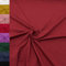 MAGAM-Stoffe Finn Jersey Stoff uni Oeko-Tex Meterware 50cm (35. Rot meliert)