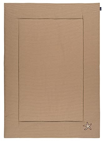 Laufstalleinlage Krabbeldecke Jersey Organic Co - Farbe: Deep Taupe - Größe: 100X135Cm