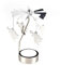 Surakey Kerzenständer Silber Rotierender Kerzenhalter Karussell Glas Teelichthalter Teelichter Kerzenständer für Valentinstag Deko Weihnachten Geschenk Hochzeit Dekoration Wohnzimmer Tischdeko,Engel