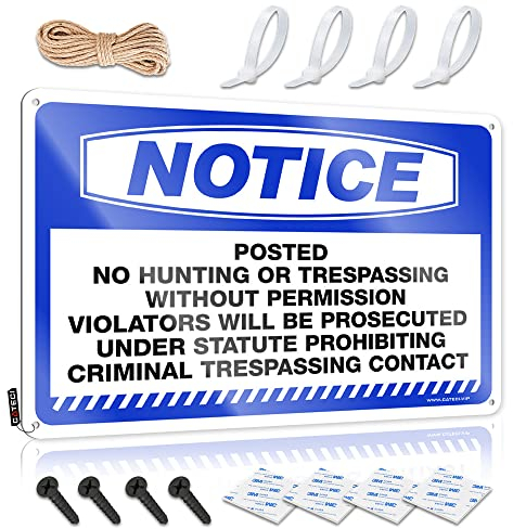 Bar-Spiegel für Männer, Höhle, Hinweis, keine Jagd oder Trespassing ohne Blechschild, Dekor für Schlafzimmer, Weihnachtsschilder für Heimdekoration (Größe: 20 x 30 cm)