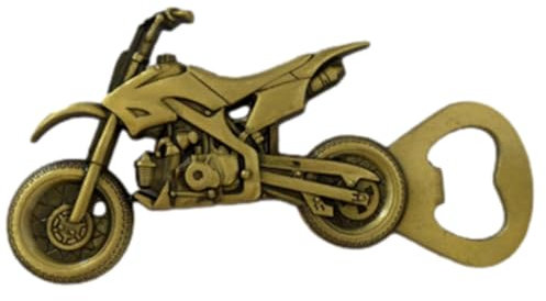 Apribottiglie – Apribottiglie a forma di moto | Gadget per birra divertente decorazione moto vintage per padre e fidanzato Coobaa