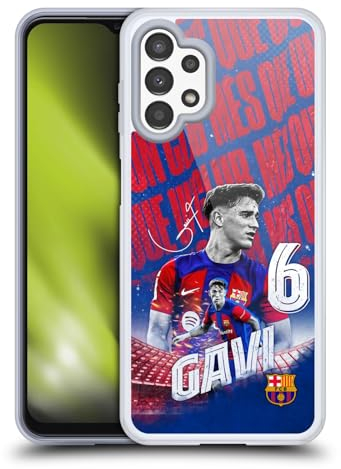 Head Case Designs Offizielle FC Barcelona GAVI 2023/24 Erstes Team Gel Handyhülle Hülle [Militärischer Schutzgrad] Kompatibel mit Samsung Galaxy A13 (2022)