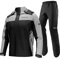 Rain Jacket,Fesjoy Wasserdichter Motorrad-Regenanzug für Männer und Frauen, Radfahren Fahrrad Regenbekleidung, Jacke und Hose mit Aufbewahrungstasche,Regenjacke wasserdicht atmungsaktiv