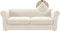 LINGKY Stretch Chesterfield Sofa Überzug 2 Sitzer, Elastischer Sofabezug Mit 2 Separaten Sofa Sitzkissenbezug, Elasthan Couch Überzug, Sofaschutz Katze Sofaüberwurf (Elfenbein,Großer 2 Sitzer)
