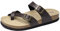 Mesing Ciabatte Infradito Donna Uomo Estive con Plantare in Sughero Comodi Sandali Ortopedici Pelle Scamosciata Antiscivolo Pantofole XZ901-Brown-EU39