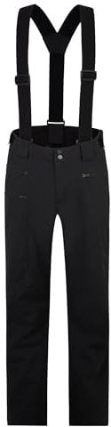 Ziener Herren TRONADOR Ski-Hose/Schnee-Hose | wasserdicht, Träger, PFC frei, Black, 46