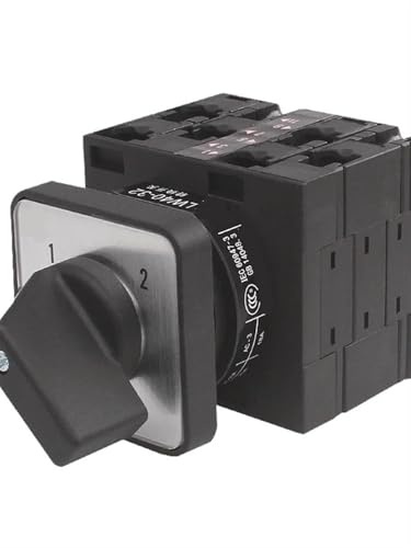 Umschalt-Drehnockenschalter LW42-32/3 Zwei Gruppen von dreiphasigen Dual-Power-Motorumschaltungen 32A 1Stk
