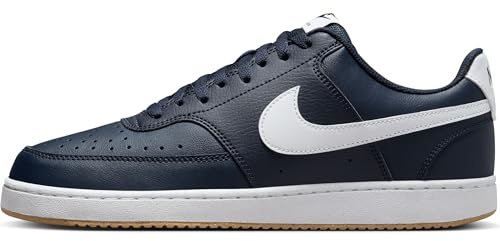 Nike Sportswear Court Vision Lo, Obsidian/Summit White-Gum Light Brown, FZ5547-400, 44.5 EU (M 10.5 US)