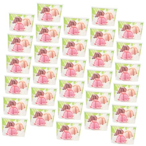 ABOOFAN 200 Pezzi Coppa Gelato Usa e Getta Forniture Per Feste Di Gelato Cono Gelato Vasetti Di Yogurt Coppa Gelato Senza Coperchio Coppa Della Torta Contenitore Per Dolci Carta
