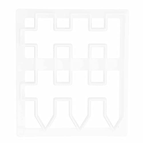 Fence Cutter Cake Border DIY Baking Tool, Garden Fence Shape Fondant Cutter for Decorating, Baking Biscuits