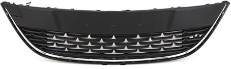 TVP Trade Vehicle Parts.co.uk Compatible With Front Bumper Lower Grill W/Chrome Trim&Plate Holder For Vauxhall Astra J 12–15